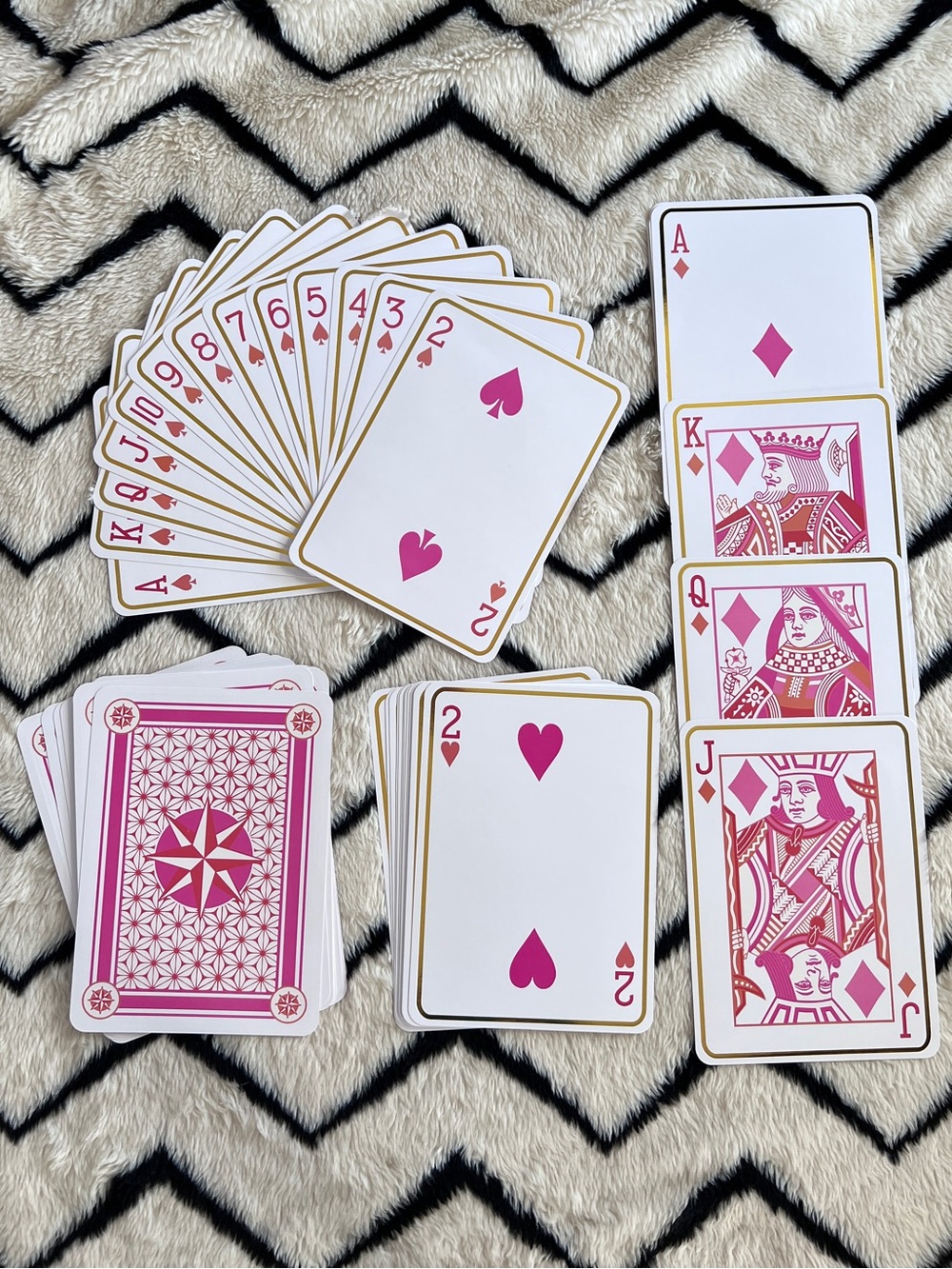 Very large playing cards • Gold-Edged Playing Cards •